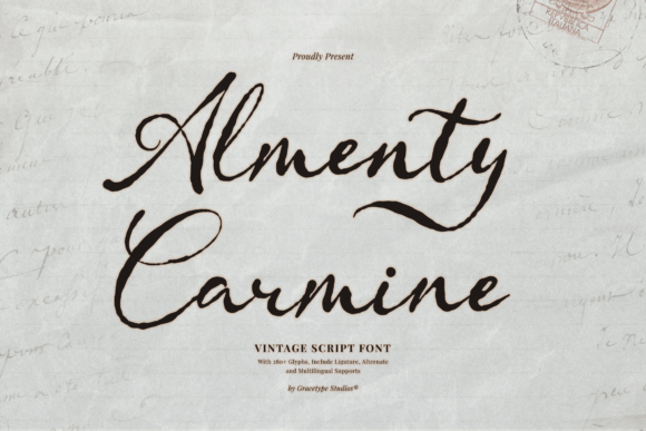 Almenty Carmine: A Timeless Script for Elegant Design