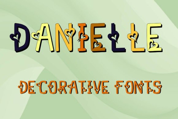 DANIELLE: A Charming Handcrafted Font for Creative Projects