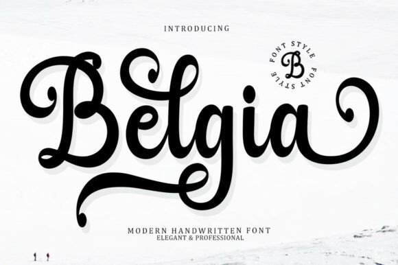 Discover Belgia: The Elegant Handwritten Typeface