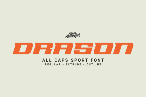 Drason: The Bold Sport Font for High-Impact Design