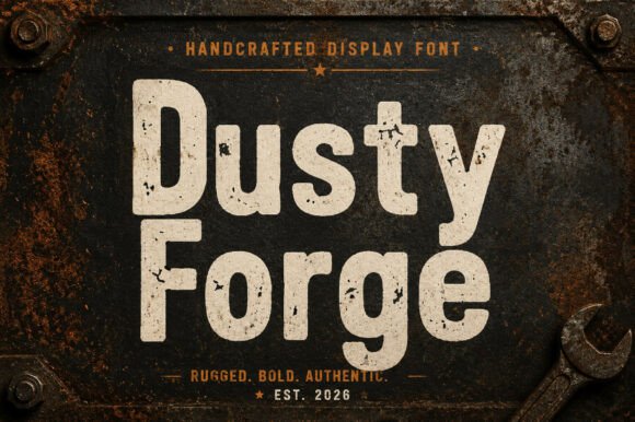 Dusty Forge: Classic Western Display Font