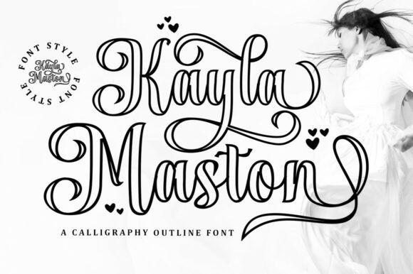 Elegant Script Typography for Romantic Design Projects