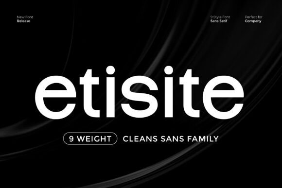 Etisite: A Modern Sans Serif for Clear Design