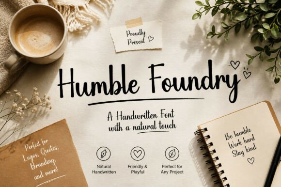 Humble Foundry: A Script Font with Modern Elegance