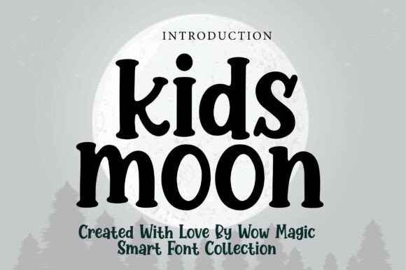 Kids Moon: A Charming Serif Font for Joyful Designs