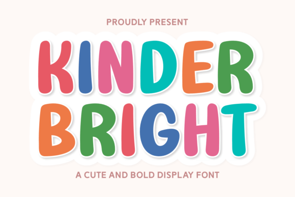 Kinder Bright: A Playful Font for Joyful Designs