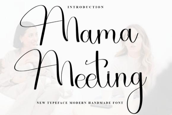 Mama Meeting: A Warm, Playful Font for Creative Projects