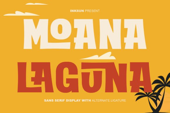 Moana Laguna: A Bold Sans Serif for Tropical Design Projects