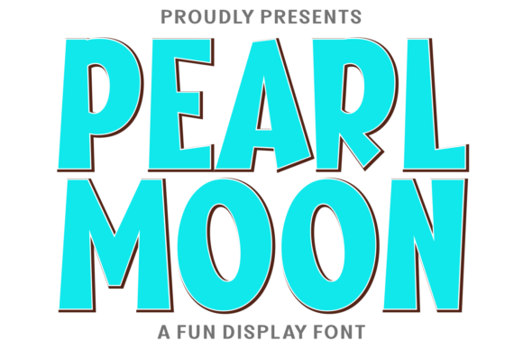 Pearl Moon: Retro Groovy Display Font for Creative Brands
