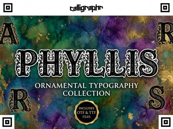 Phyllis: A Striking Display Font for Bold Creators