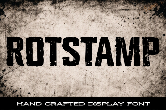 Rotstamp: The Distressed Display Typeface for Authentic Grit