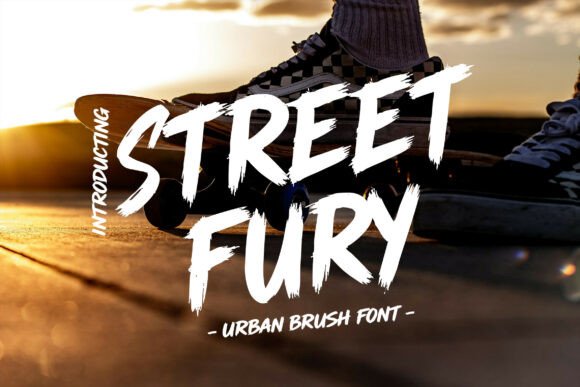 Street Fury: Unleashing Urban Typography Energy