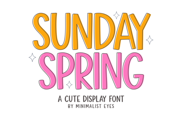 Sunday Spring: A Fresh, Playful Display Typeface